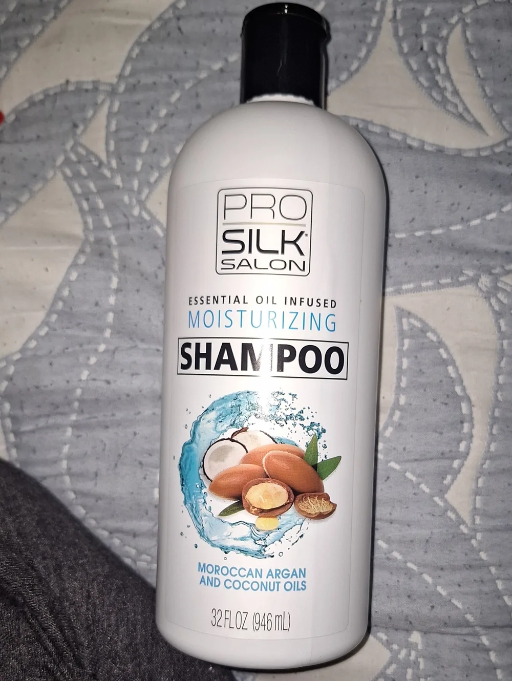 Pro Silk Salon Moisturizing Shampoo — White (Moroccan Argan & Coconut)